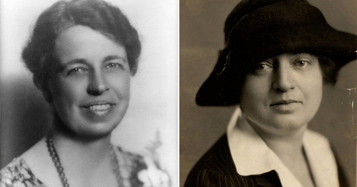 Eleanor Roosevelt et la journaliste Lorena Hickok, dont la correspondance amoureuse a marque l'histoire lesbienne du XXe siecle