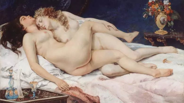 Gustave Courbet - Le Sommeil (1866), Paris, Petit Palais