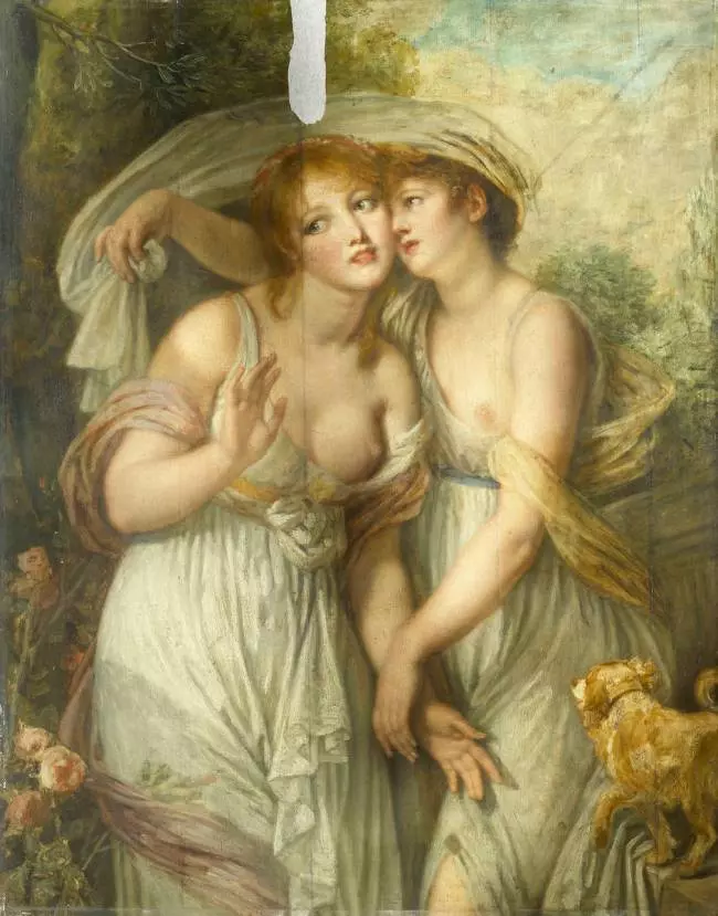 Les_deux_amies_de_Jean-Baptiste_Greuze "Les Deux Amies" : Un regard approfondi sur l'art lesbien