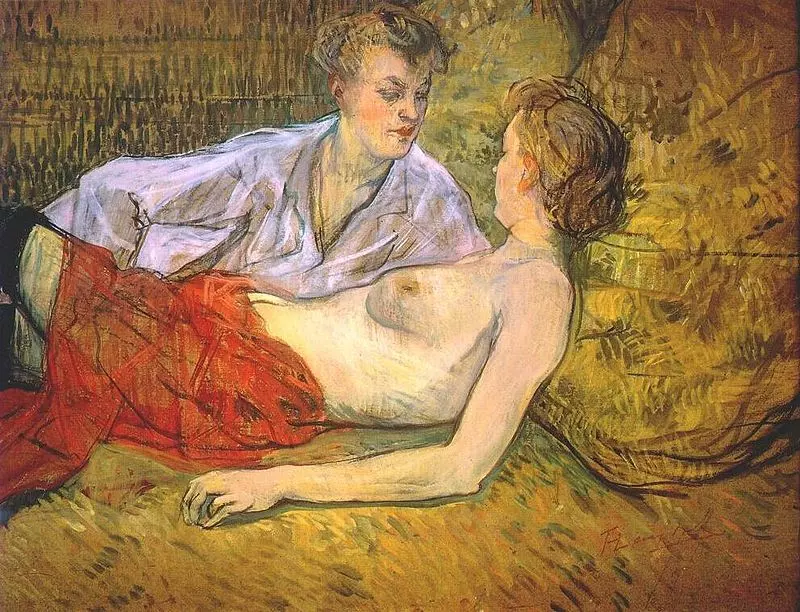 les-deux-amies Les deux amies, l'exploration de l'art lesbien