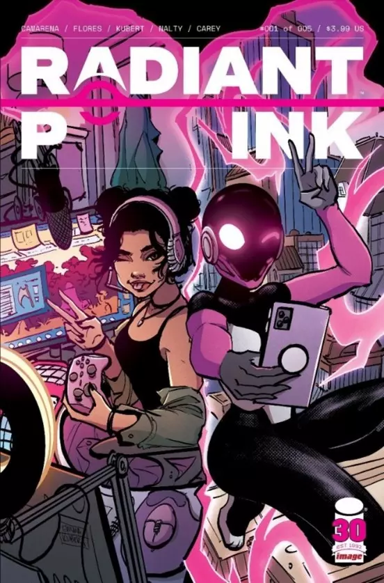 radiant-pink-lesbienne 7 livres avec des super-héroïnes Lesbiennes ou bi à découvrir