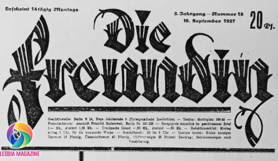 die-freudin-magazine-lesbien-54970d19 image Le premier magazine lesbien de l’histoire : « Die Freundin »
